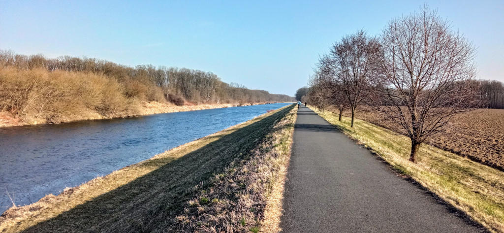 Řeka Morava u Kvasic